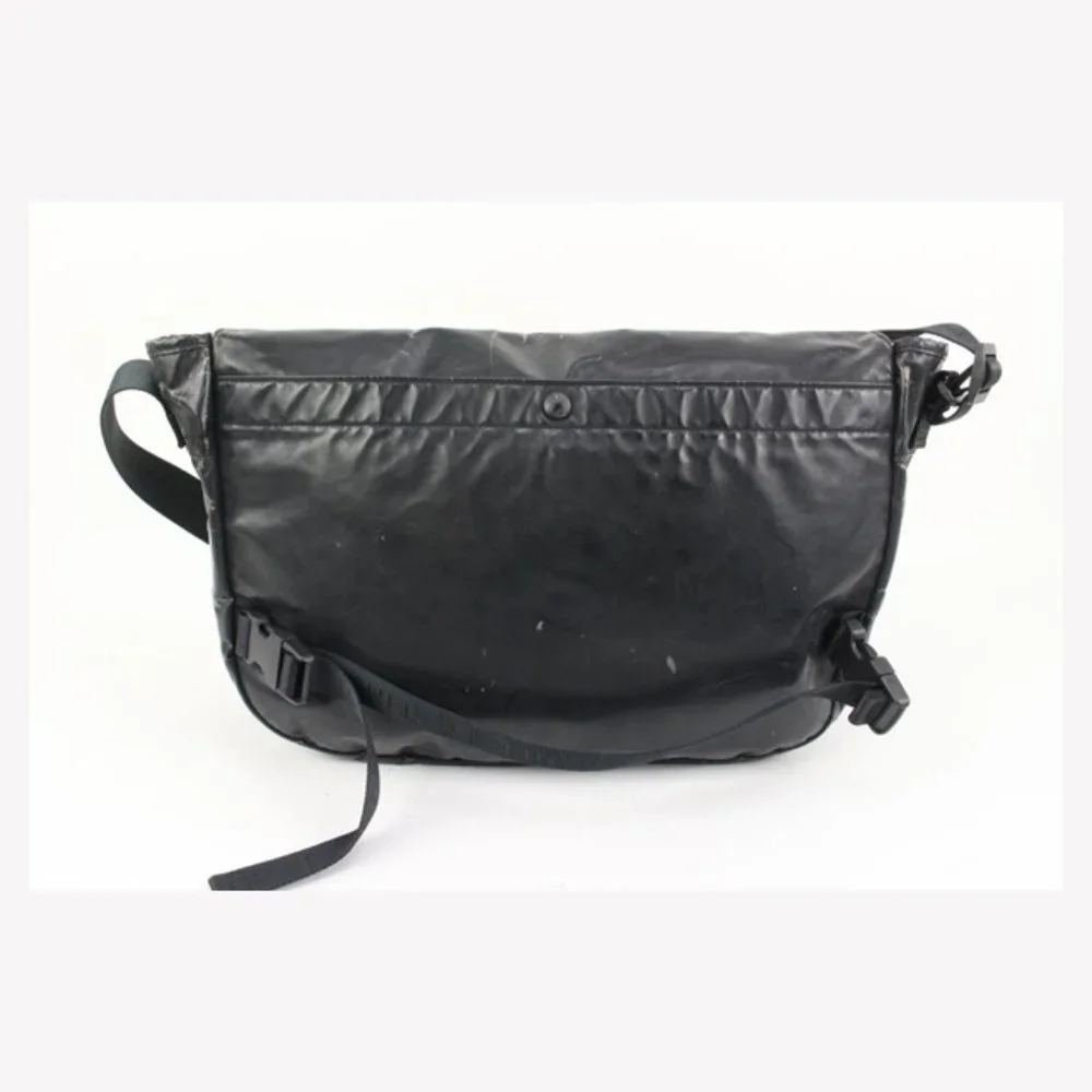 Chanel XL Black Sports Logo Messenger Bag 92cz418s